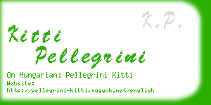 kitti pellegrini business card